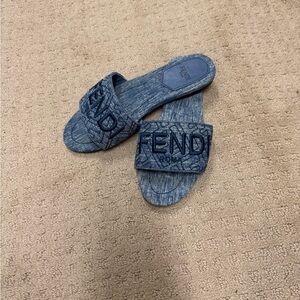 Fendi Denim Sandal 6.5